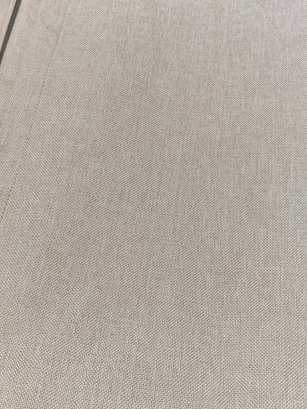 Neutral Linen-Look Window Curtain Panel - Cream 48 X 90